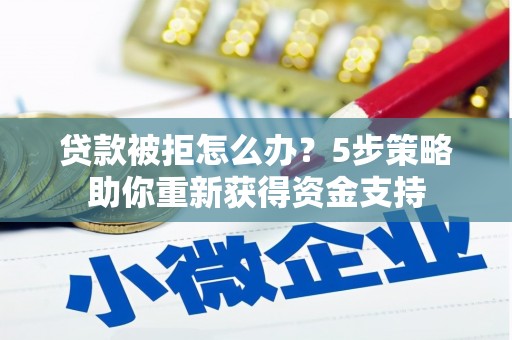 三元贷款被拒怎么办？5步策略助你重新获得资金支持