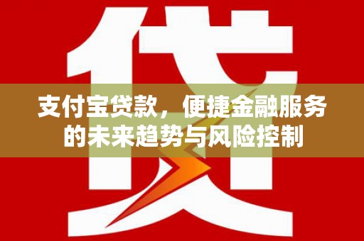 三元支付宝贷款，便捷金融服务的未来趋势与风险控制