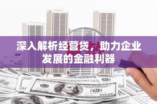 三元深入解析经营贷，助力企业发展的金融利器