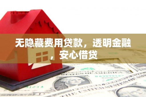 三元无隐藏费用贷款，透明金融，安心借贷