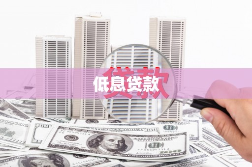 三元低息贷款
