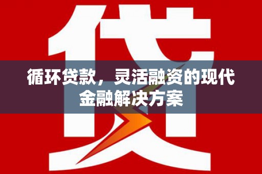 三元循环贷款，灵活融资的现代金融解决方案