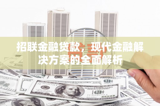 三元招联金融贷款，现代金融解决方案的全面解析