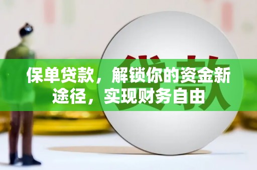 三元保单贷款，解锁你的资金新途径，实现财务自由