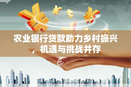 三元农业银行贷款助力乡村振兴，机遇与挑战并存