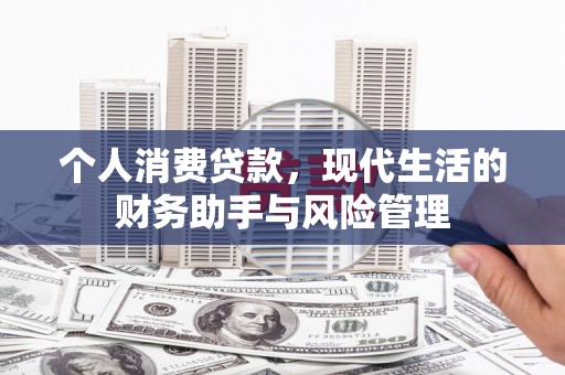 三元个人消费贷款，现代生活的财务助手与风险管理
