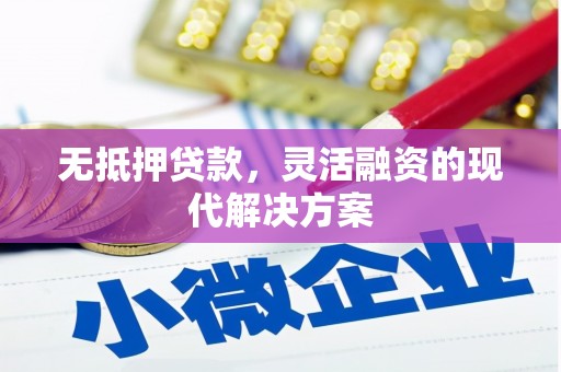 三元无抵押贷款，灵活融资的现代解决方案