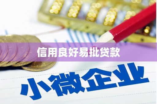 三元信用良好易批贷款