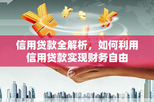 三元信用贷款全解析，如何利用信用贷款实现财务自由