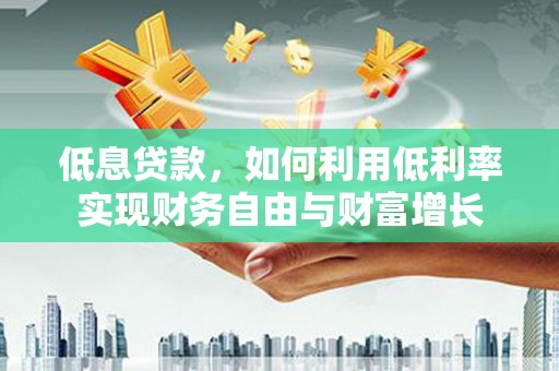 三元低息贷款，如何利用低利率实现财务自由与财富增长