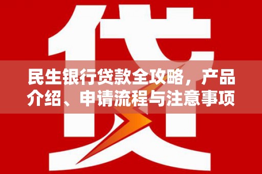 三元民生银行贷款全攻略，产品介绍、申请流程与注意事项